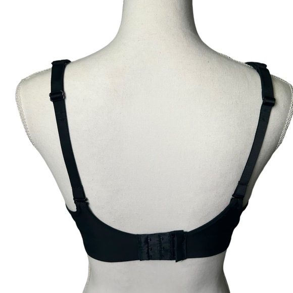 BALI womens black 34DD smoothing t shirt bra DF3439 NWT - Picture 3 of 3